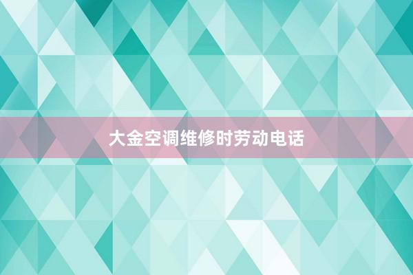 大金空调维修时劳动电话