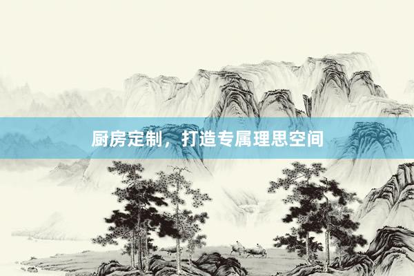 厨房定制，打造专属理思空间